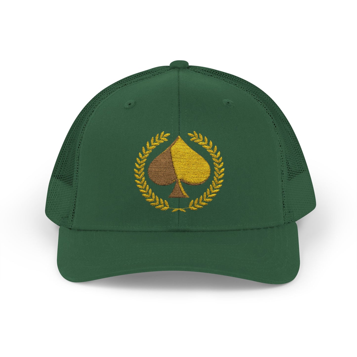 Unisex Gold Ace Snapback Trucker Cap - Embroidered