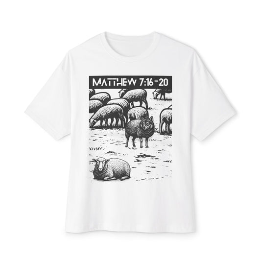 Wolf In Sheep Wool Tee – Oversized Box Graphic T-Shirt
