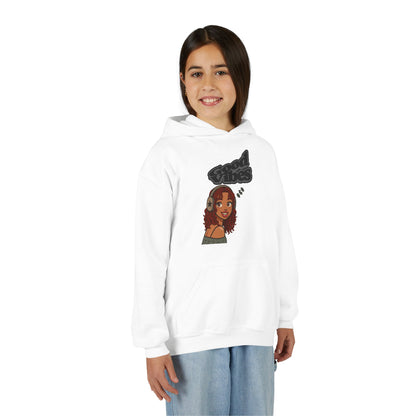 Her Cool Vibes - Kids/Youth Hoodie Gildan 18500B