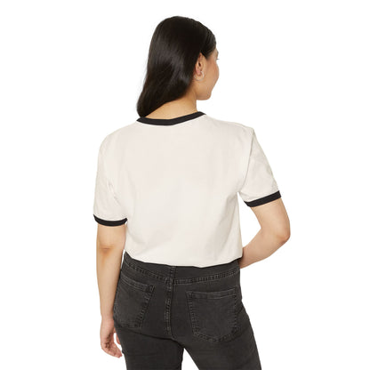 Pop Tee- Women's Graphic Ringer T-Shirt