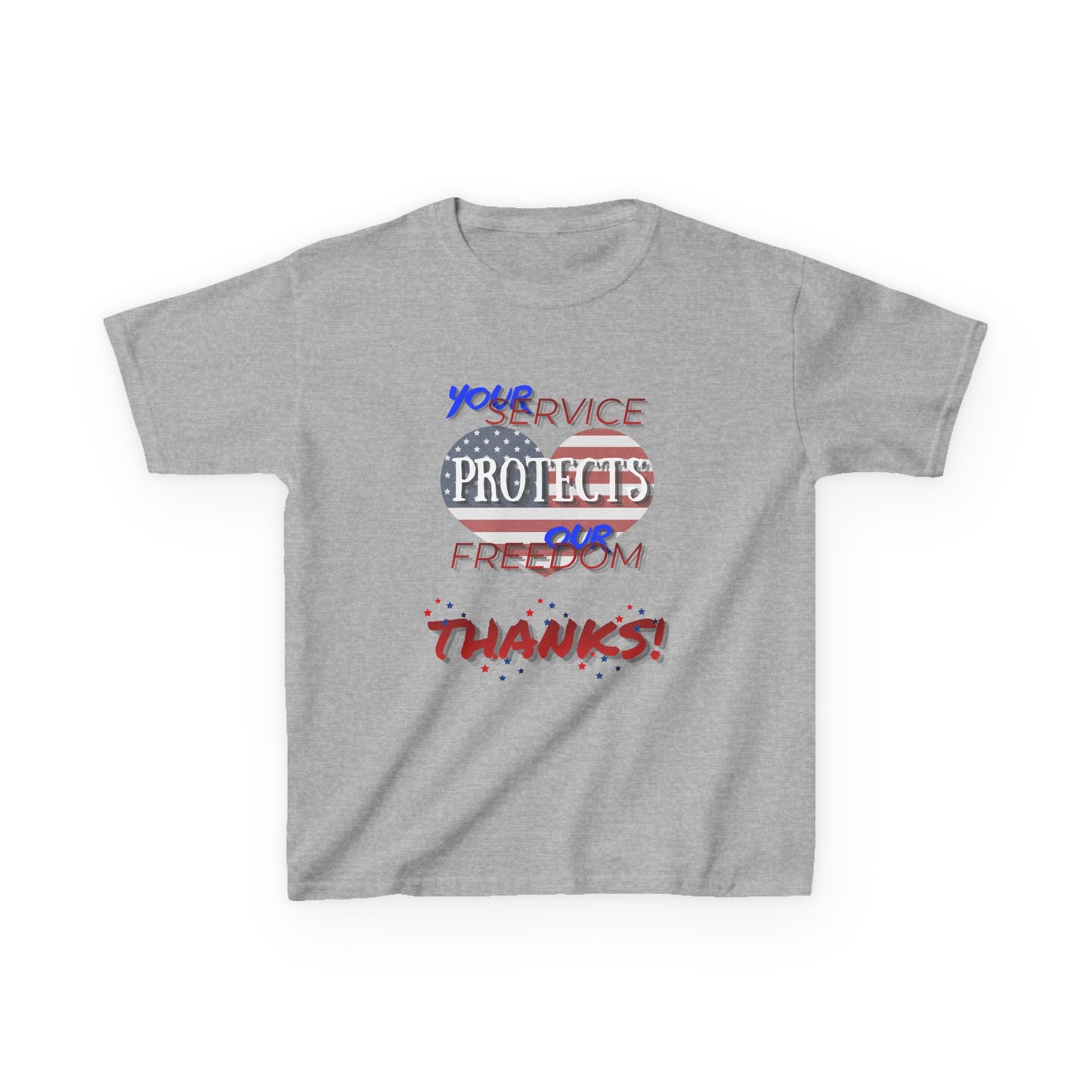 Thanks 4 Service Memorial Day Tee - Kids T-Shirt