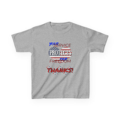 Thanks 4 Service Memorial Day Tee - Kids T-Shirt