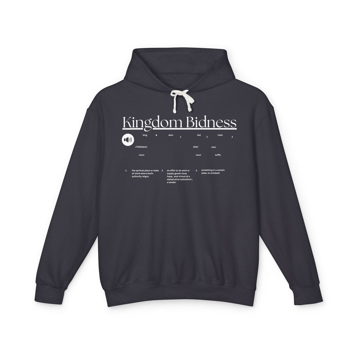 Kingdom — Unisex Lightweight Hooded Sweatshirt