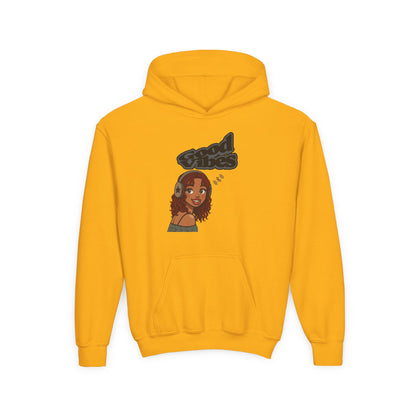 Her Cool Vibes - Kids/Youth Hoodie Gildan 18500B
