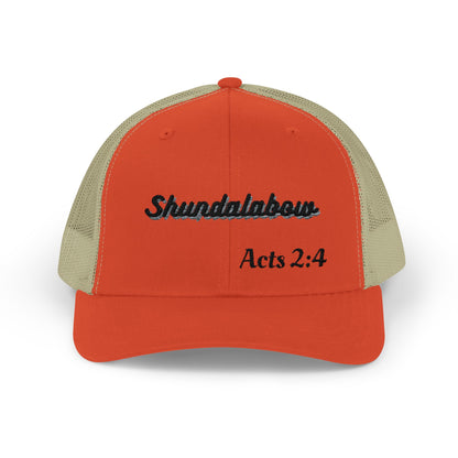 Unisex Acts 2:4 Snapback Trucker Cap - Embroidered