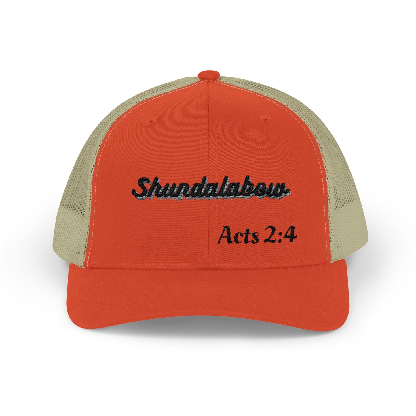 Unisex Acts 2:4 Snapback Trucker Cap - Embroidered