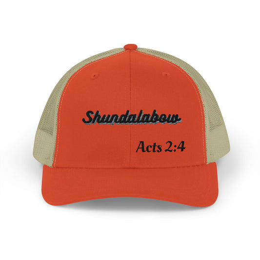Unisex Acts 2:4 Snapback Trucker Cap - Embroidered