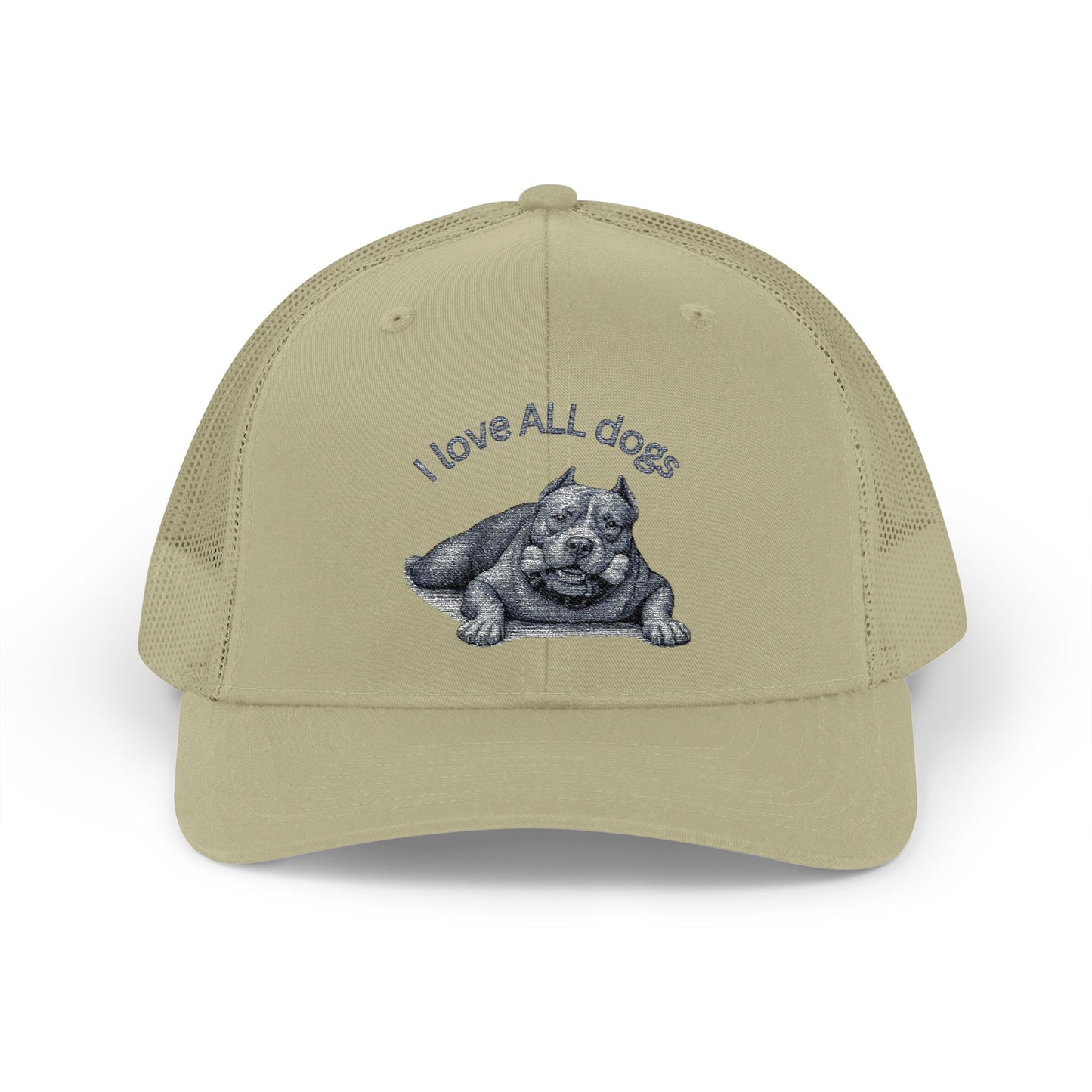 Unisex I love ALL Dogs Snapback Trucker Cap - Embroidered