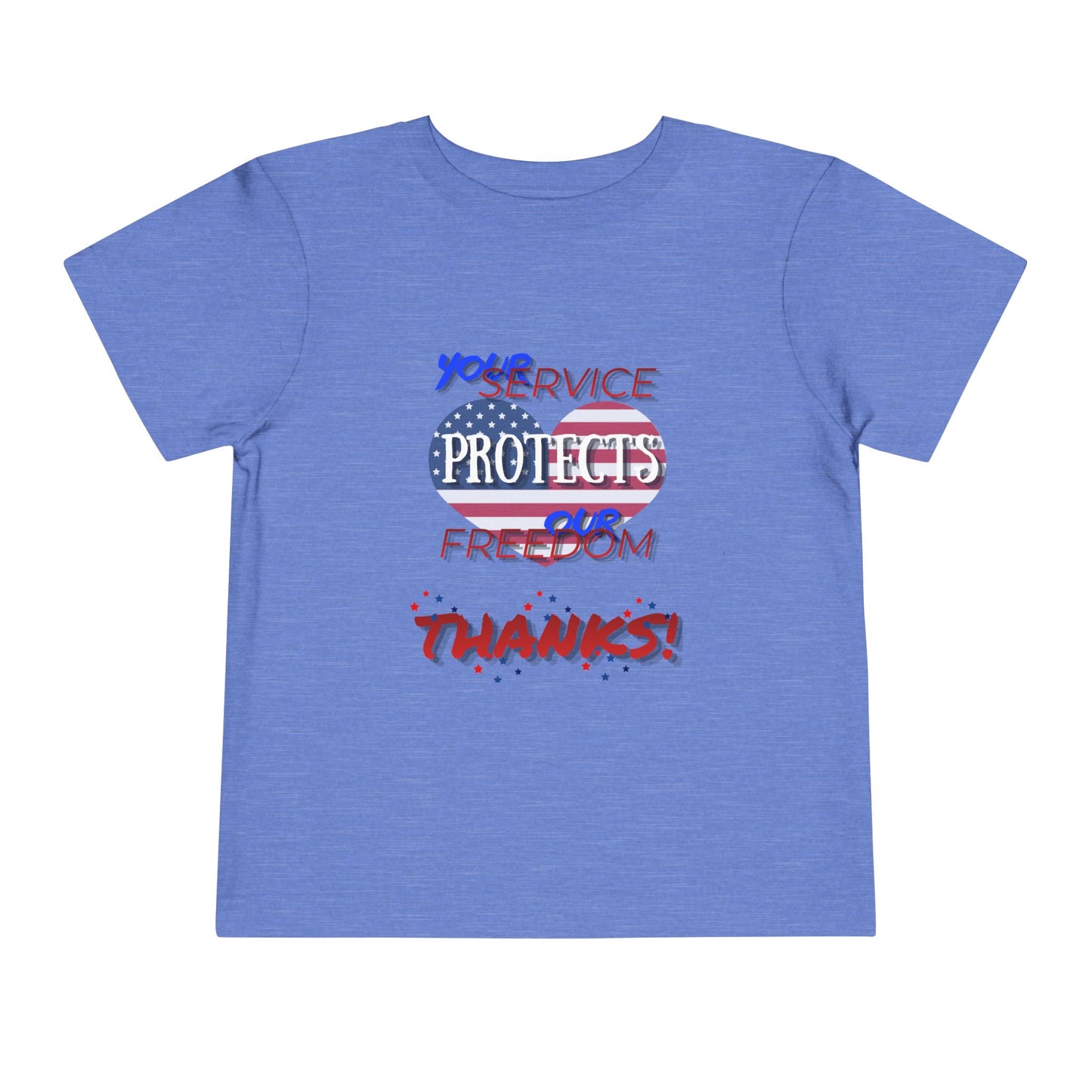 Thanks 4 Service Memorial Day — Toddler Graphic T-Shirt