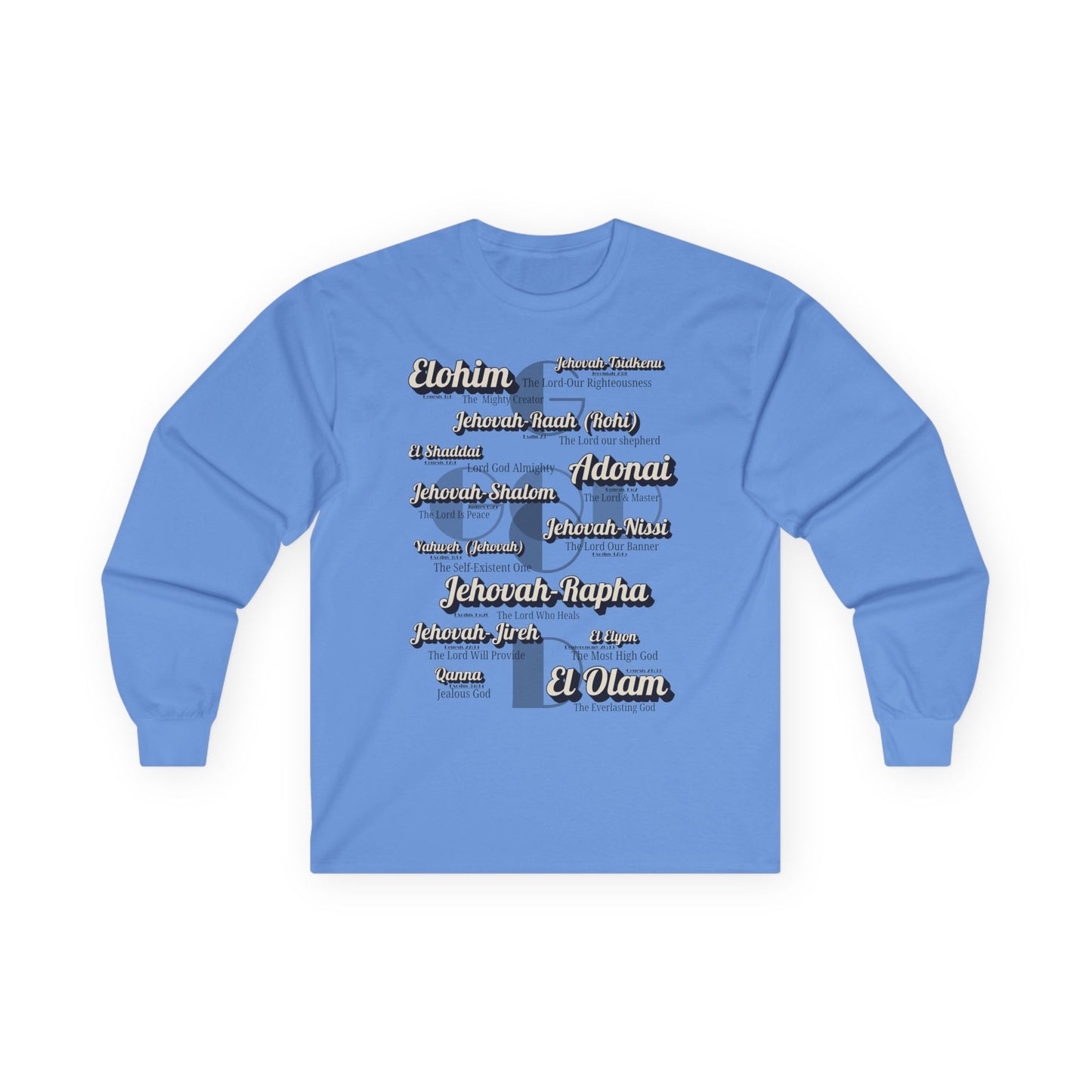 Names of God - Unisex Long Sleeve Tee