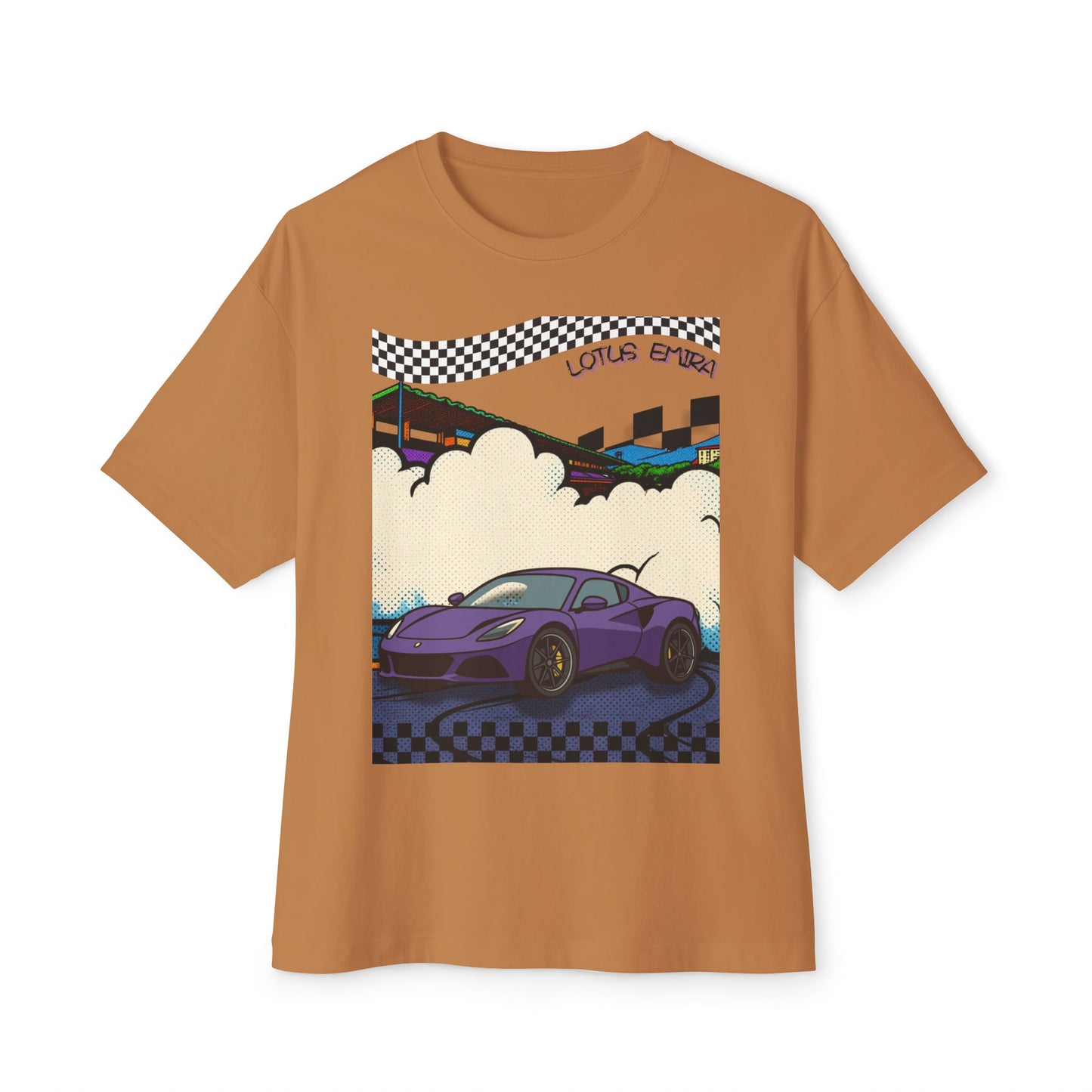 Lotus Emira Tee – Oversized Box Graphic T-Shirt