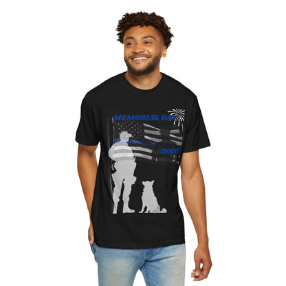 Memorial Day Police 26-Unisex T-shirt
