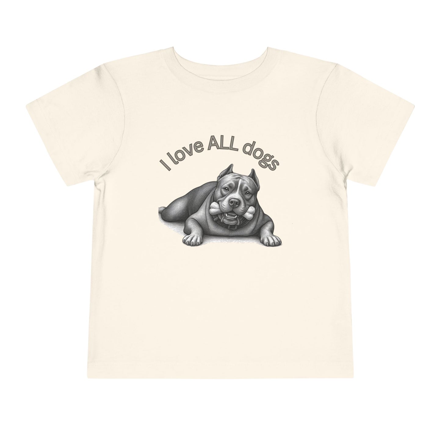 I Love All Dogs Tee - Graphic Toddler T-Shirt