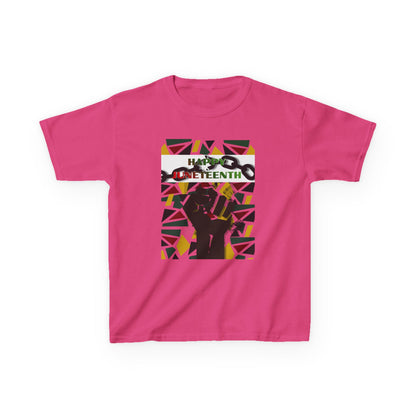 Happy Juneteenth Kids Celebration Tee — Graphic T-Shirt