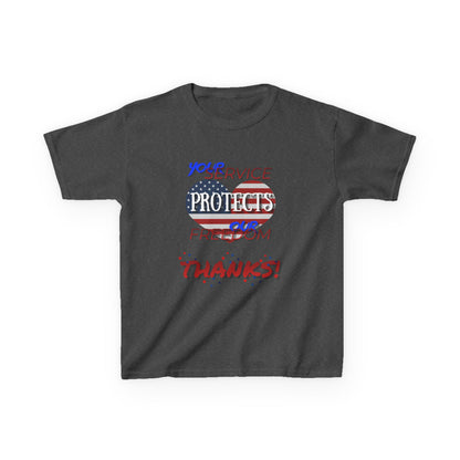 Thanks 4 Service Memorial Day Tee - Kids T-Shirt