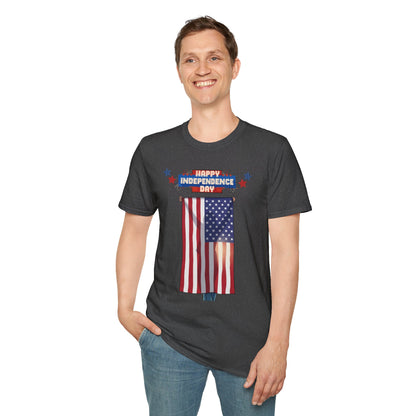 July 4th Flag Holder - Unisex T- Shirt