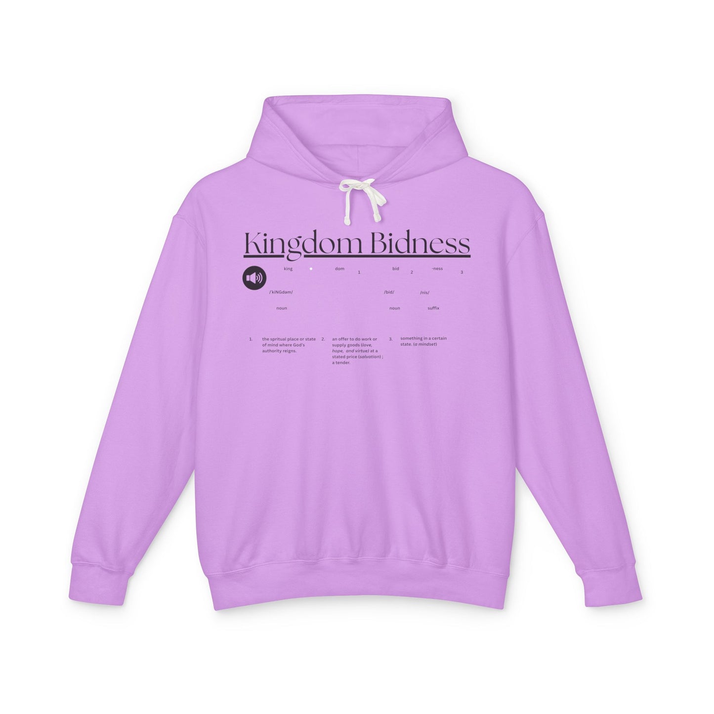 Kingdom — Unisex Lightweight Hooded Sweatshirt