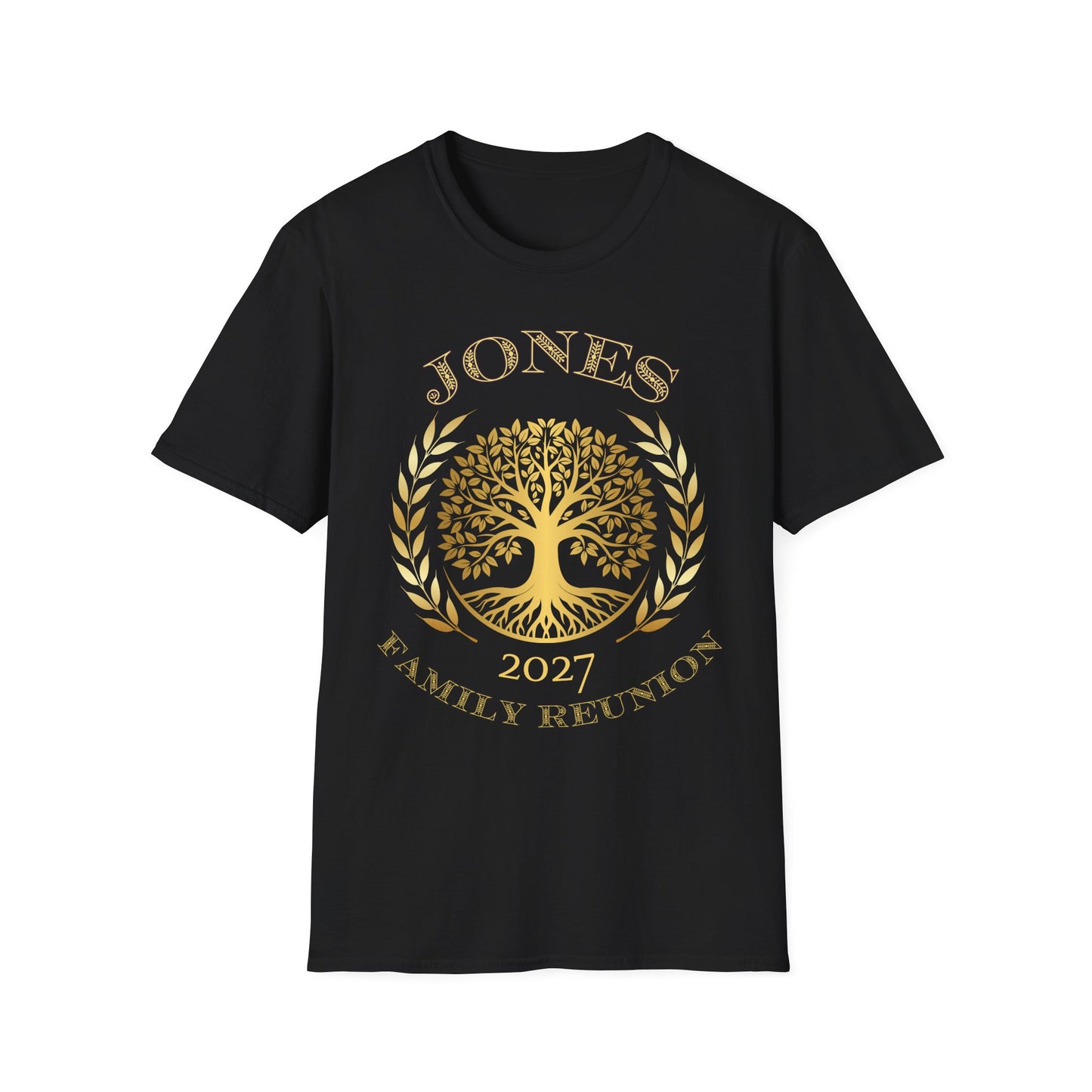 Gold Jones FR Tee — Unisex Softstyle T-Shirt $16.47-$20.80