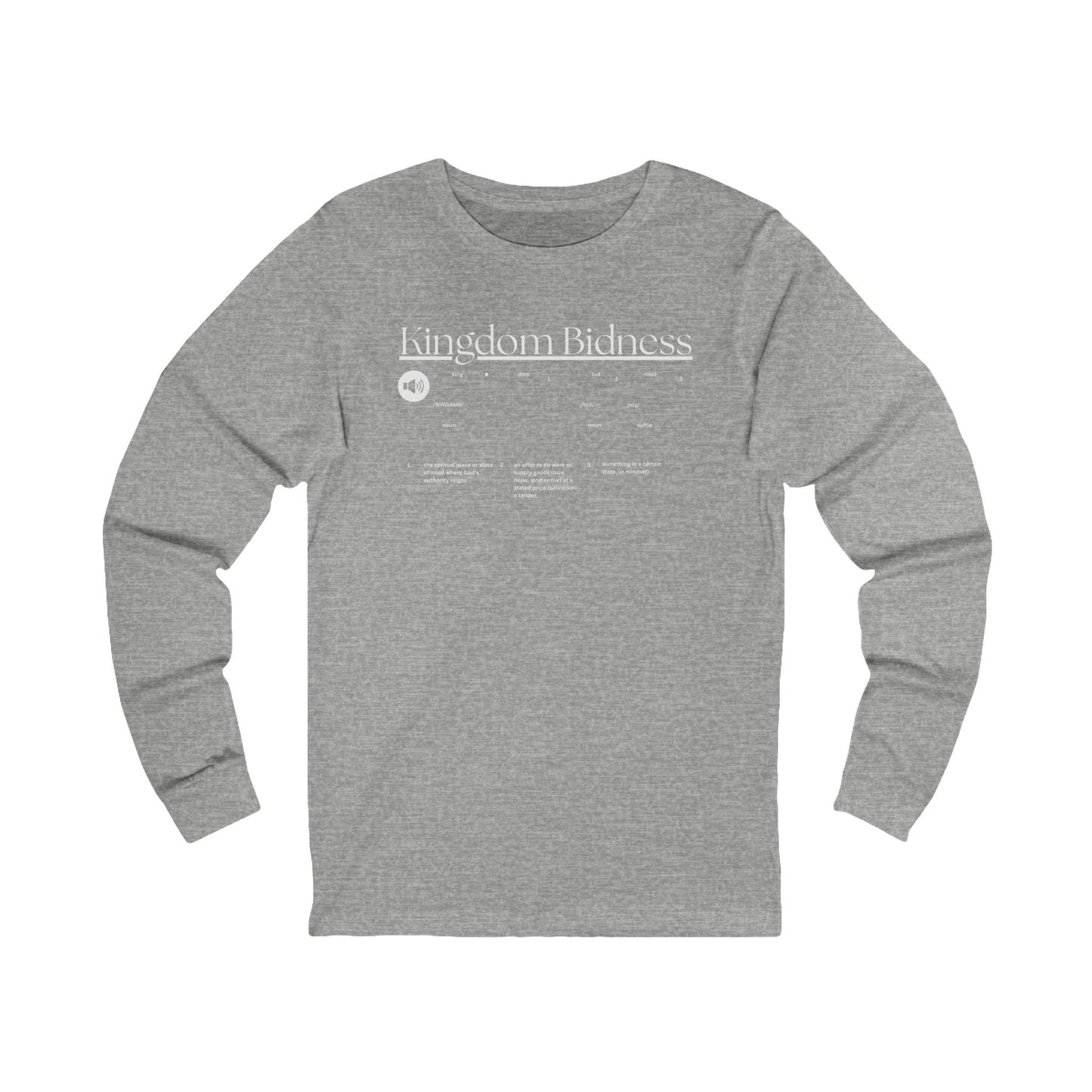 Kingdom - Women's Graphic Long Sleeve Tee BC3501