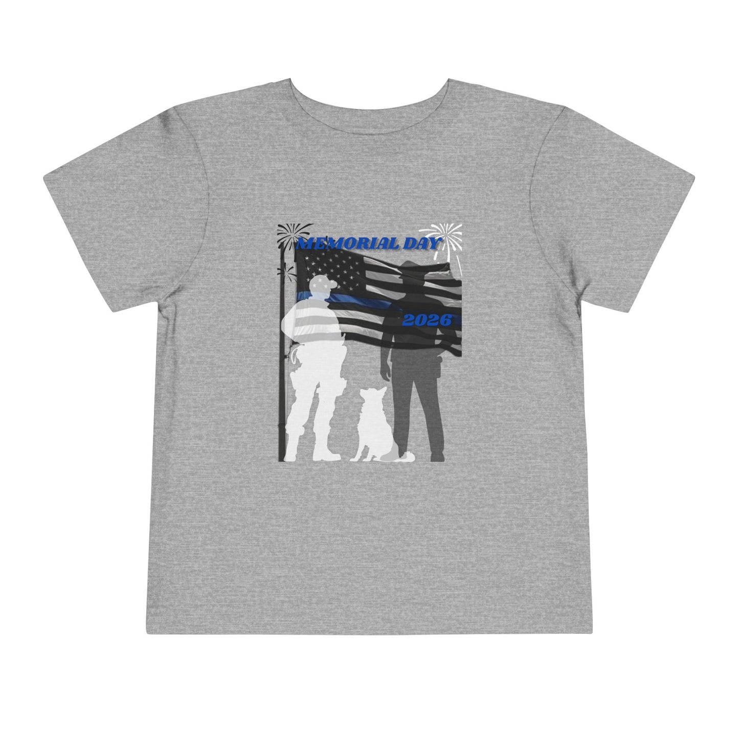 Memorial Day Police 26 Tee — Toddler Graphic T-Shirt
