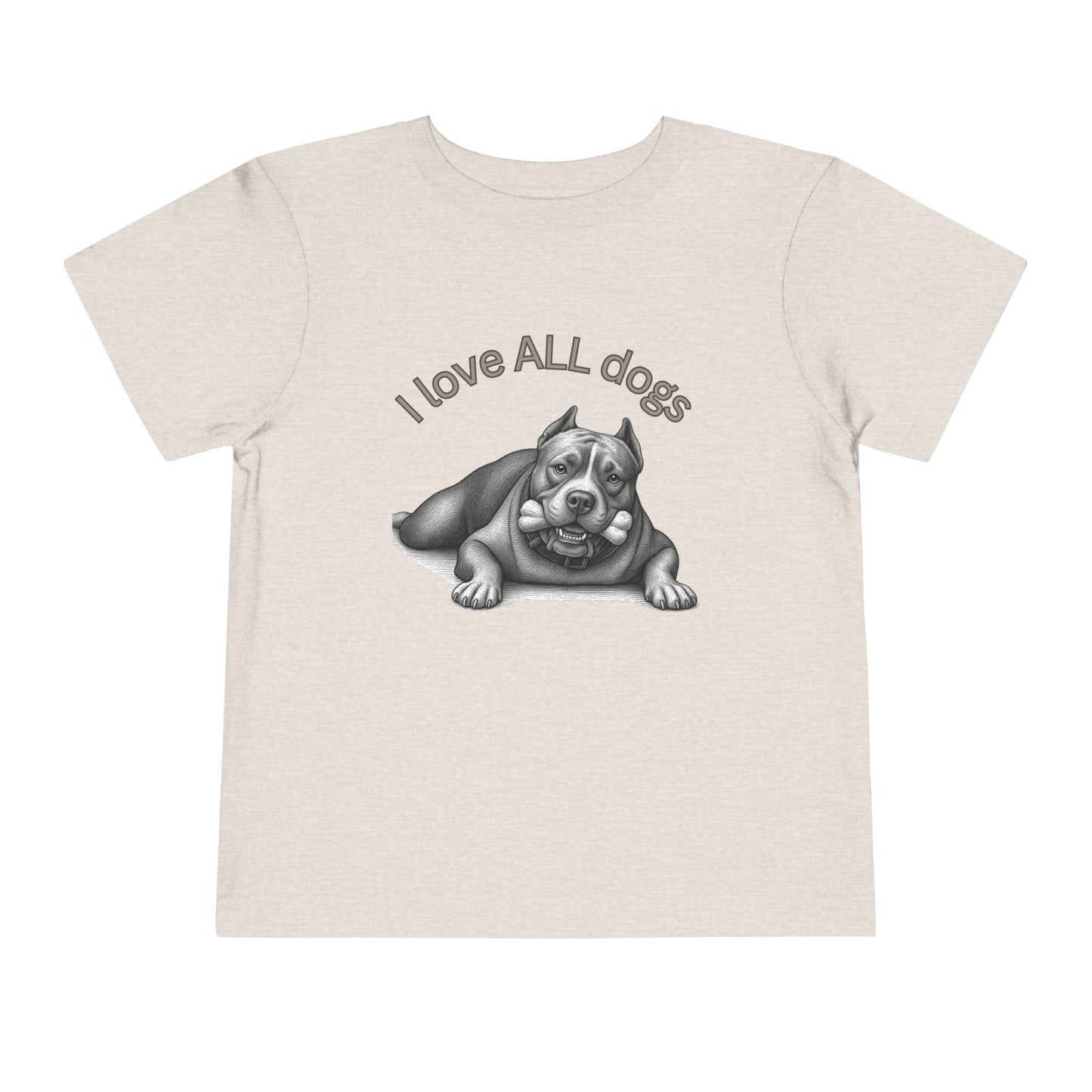 I Love All Dogs Tee - Graphic Toddler T-Shirt
