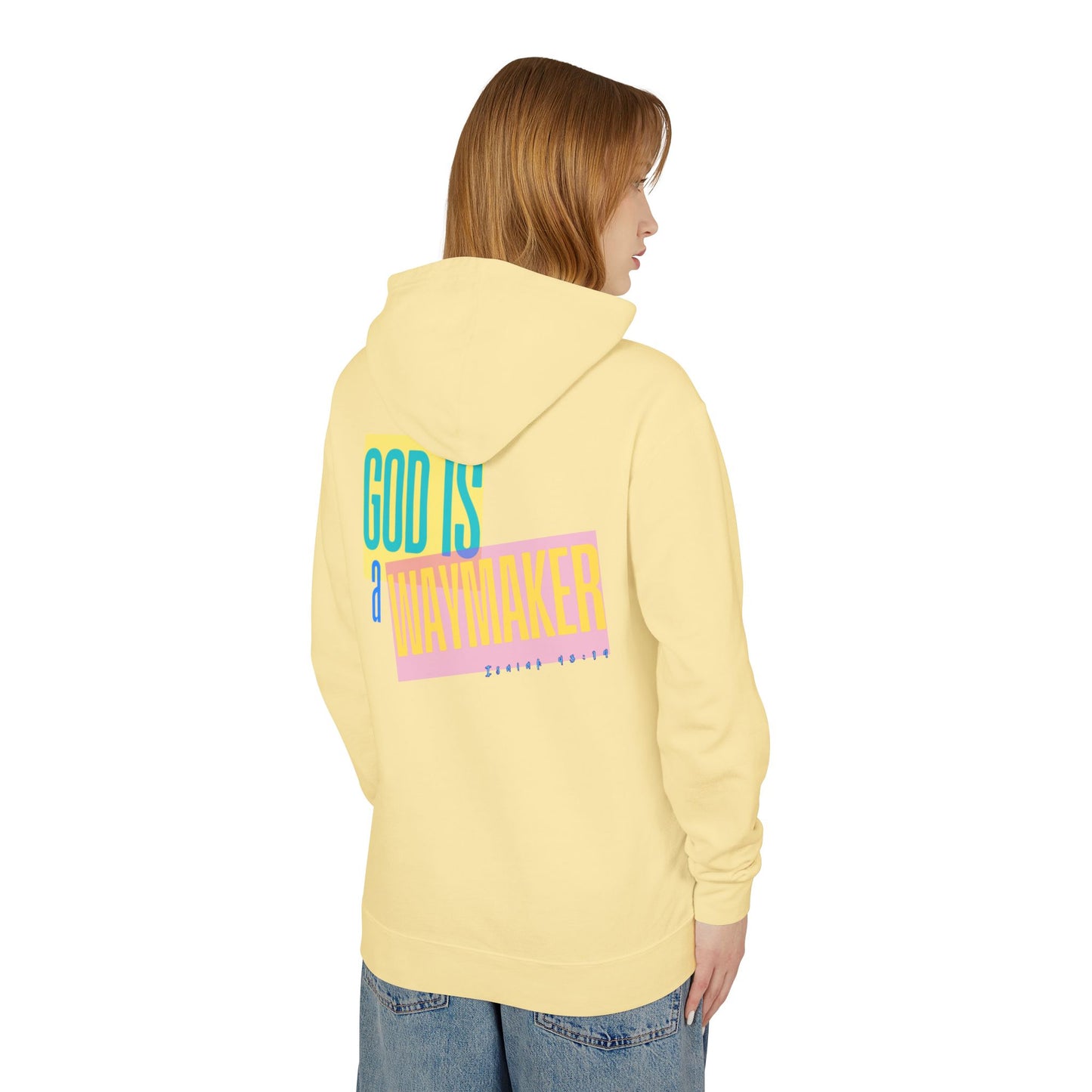 God Is A Waymaker Lightweight Hooded Sweatshirt