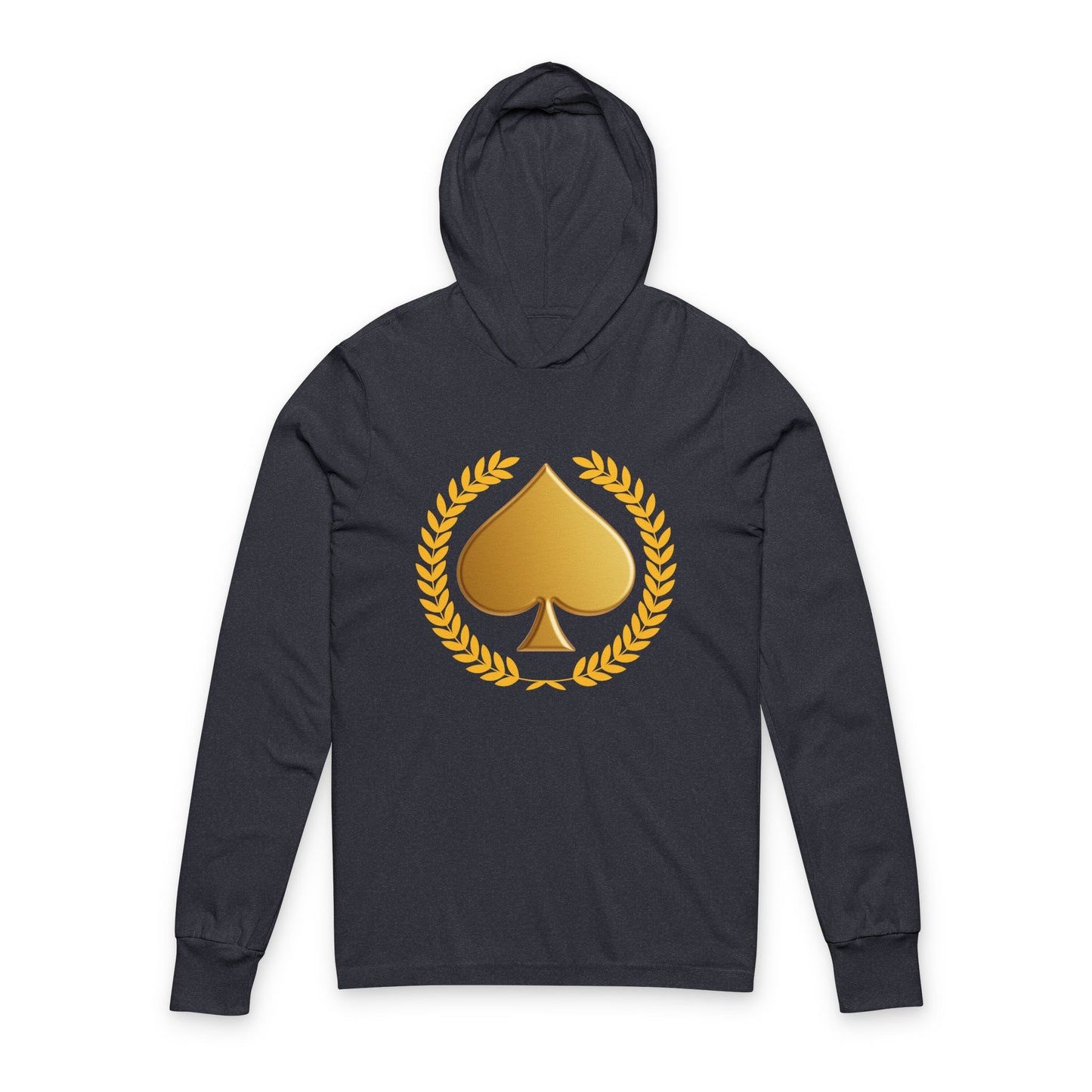 Gold Spade - Hooded Long Sleeve T-Shirt