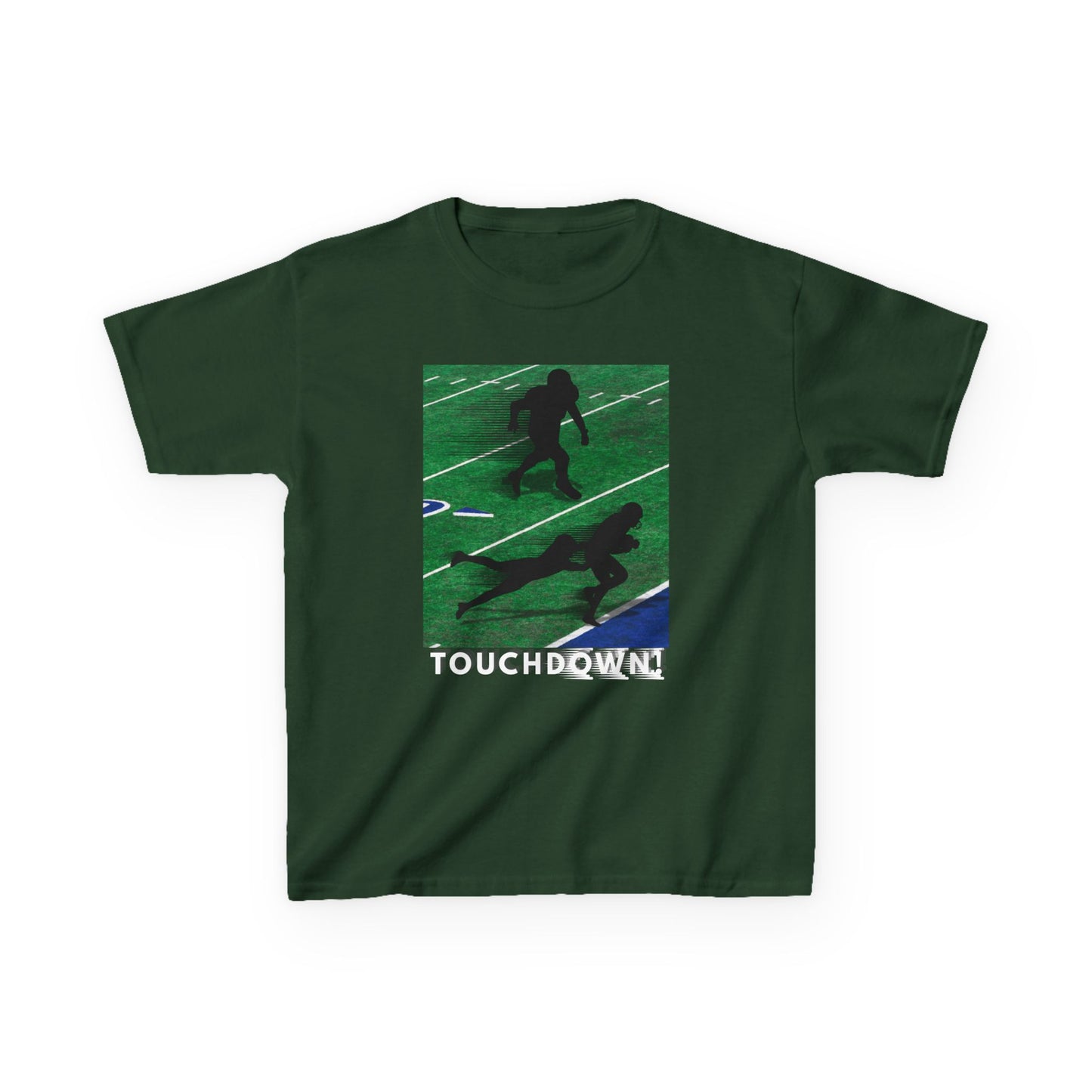 Touchdown Football Tee — Youth Graphic T-Shirt
