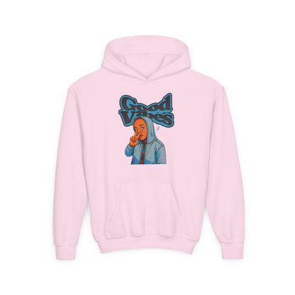 Peace Good Vibes - Kids/Youth Hoodie Gildan 18500B