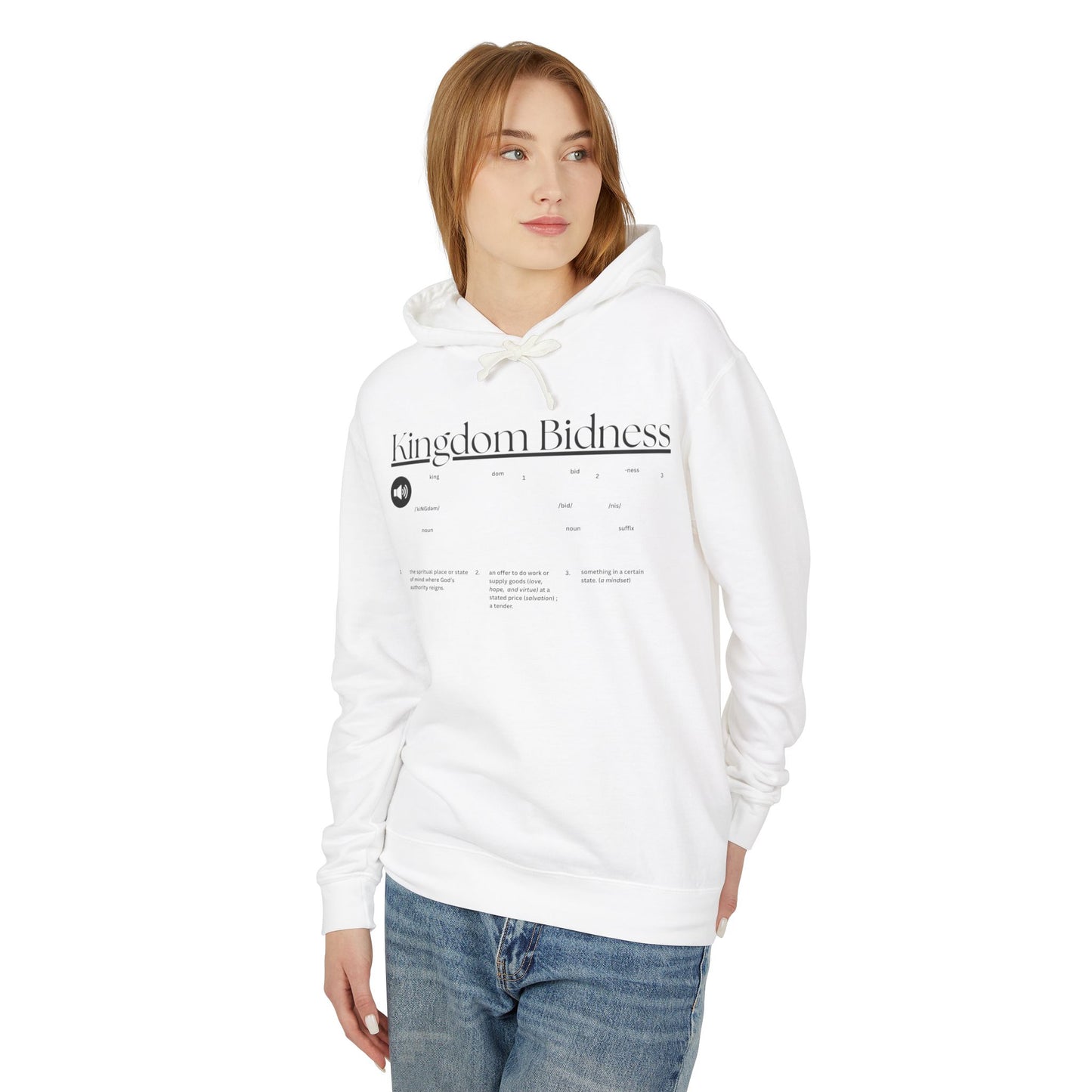 Kingdom — Unisex Lightweight Hooded Sweatshirt