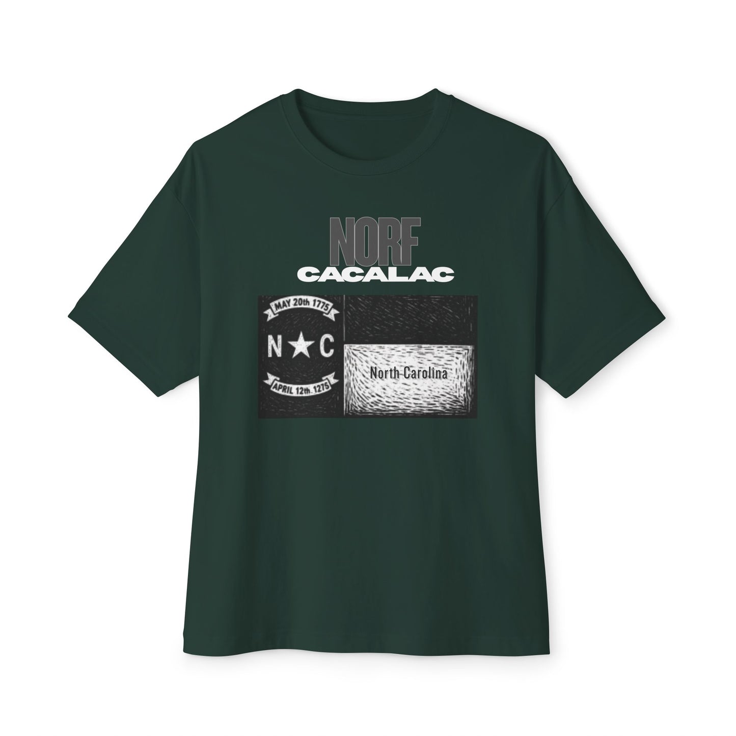 Norf Cacalac Tee – Oversized Box Graphic T-Shirt