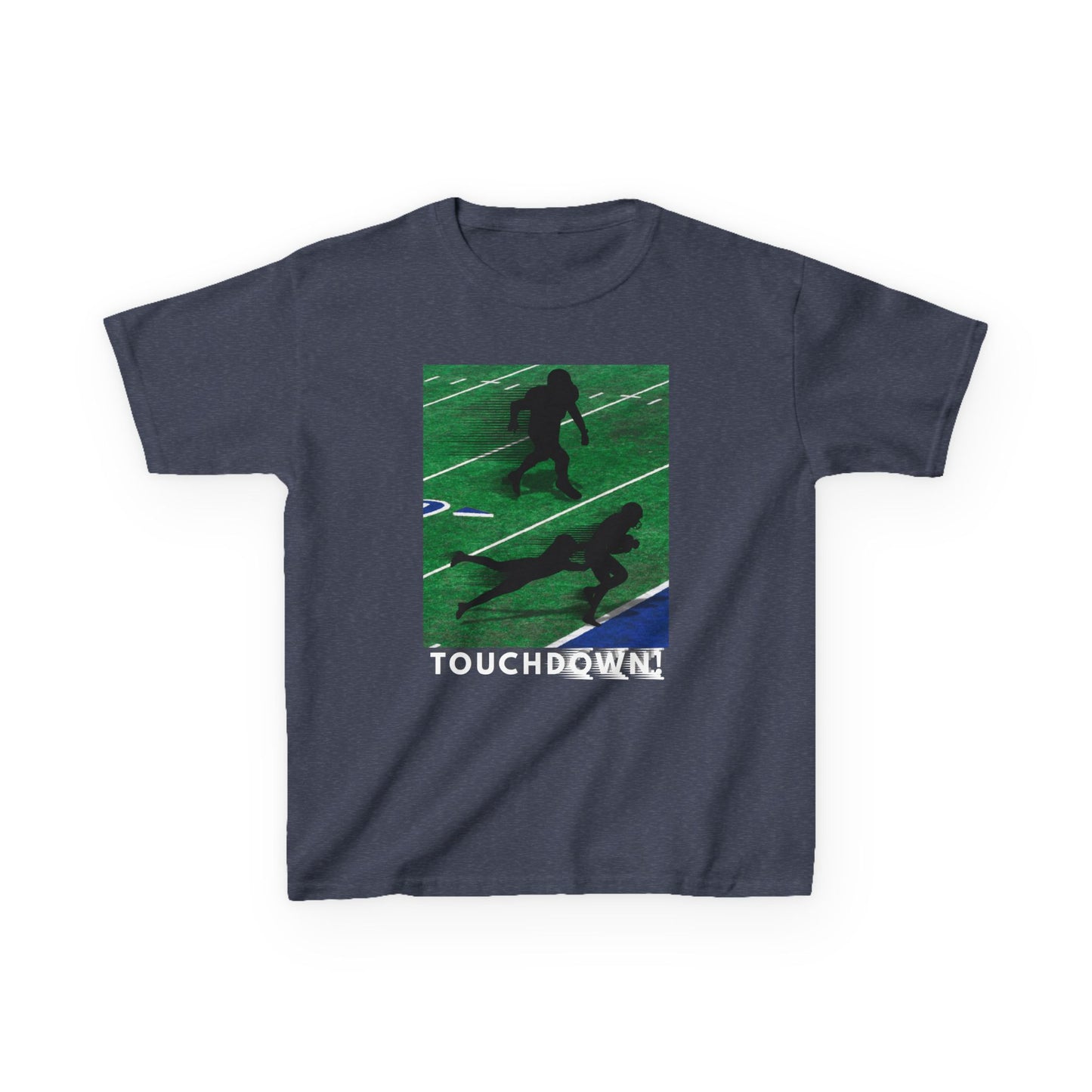 Touchdown Football Tee — Youth Graphic T-Shirt