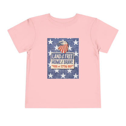 Land of the free Tee - Toddler Graphic T-Shirt