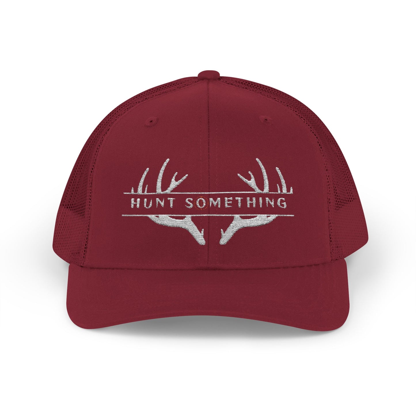 Unisex Hunt Something Deer Snapback Trucker Cap - Embroidered