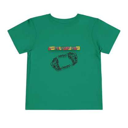 Chain Break Happy Juneteenth Tee — Toddler Graphic T-Shirt