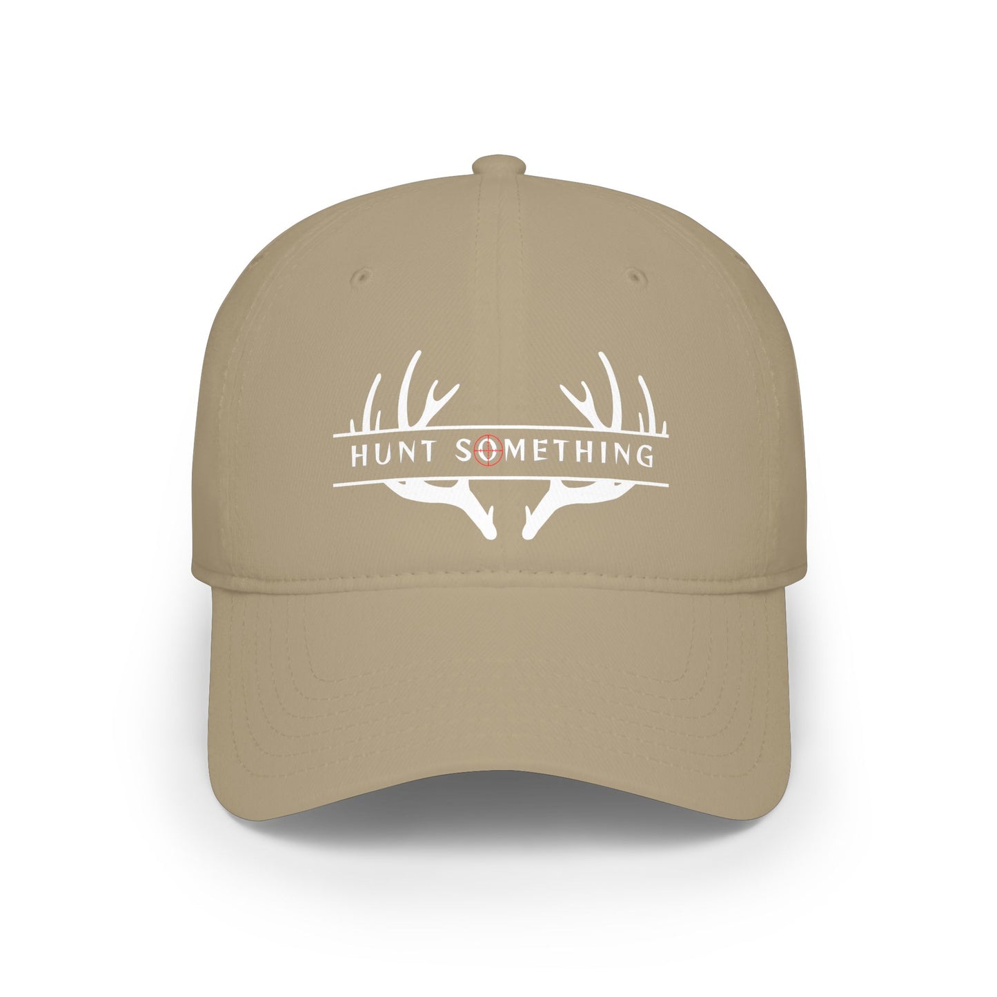 Unisex Hunt Something Deer Low-Profile Baseball Cap - Printed