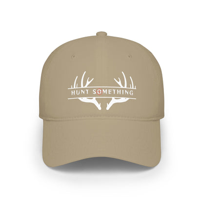 Unisex Hunt Something Deer Low-Profile Baseball Cap - Printed