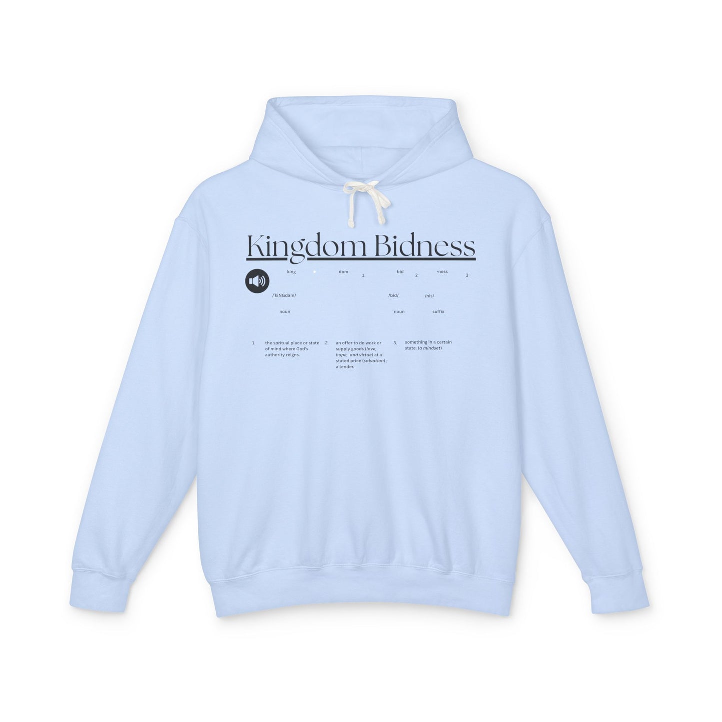 Kingdom — Unisex Lightweight Hooded Sweatshirt