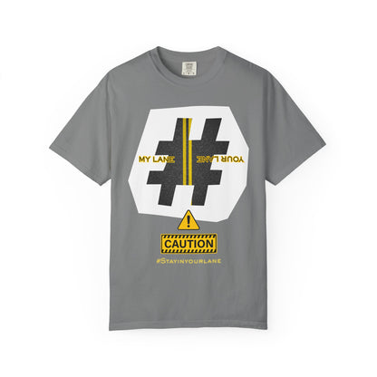 Black White Yellow Lanes Tee - Unisex T-shirt