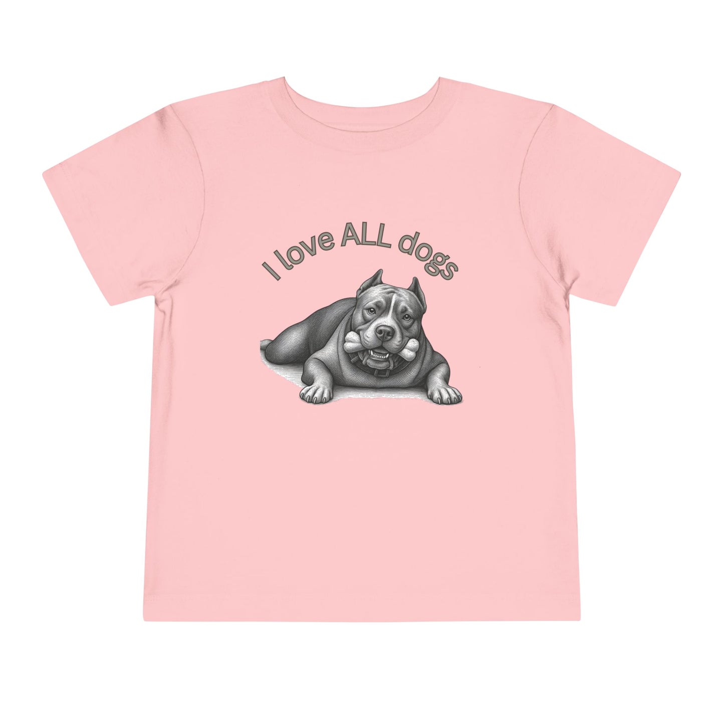 I Love All Dogs Tee - Graphic Toddler T-Shirt