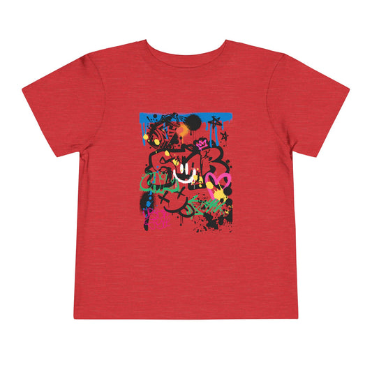 Graffiti Girls  B Ball Tee - Graphic Toddler T-Shirt