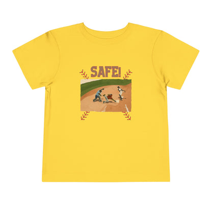 Safe Baseball Tee - Toddler Graphic T-Shirt