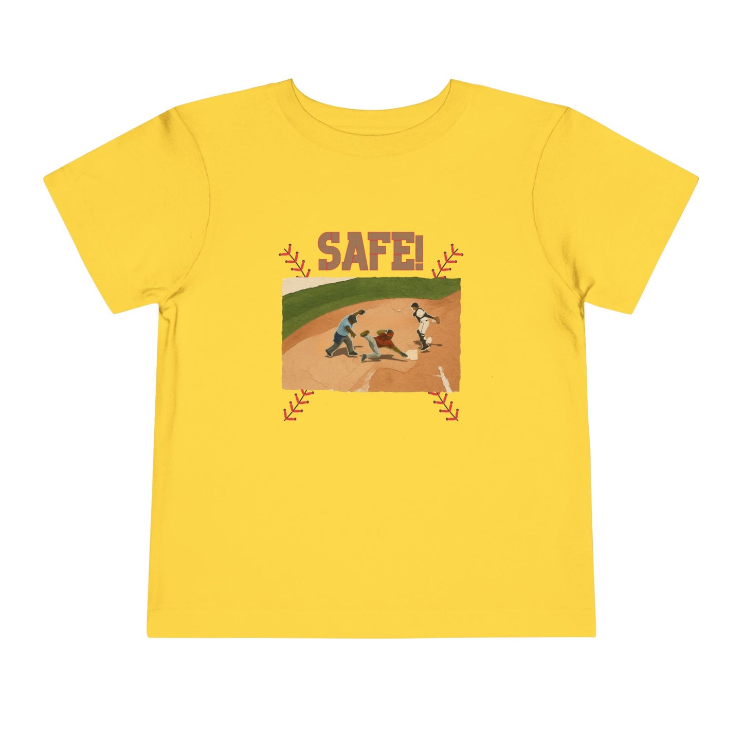 Safe Baseball Tee - Toddler Graphic T-Shirt