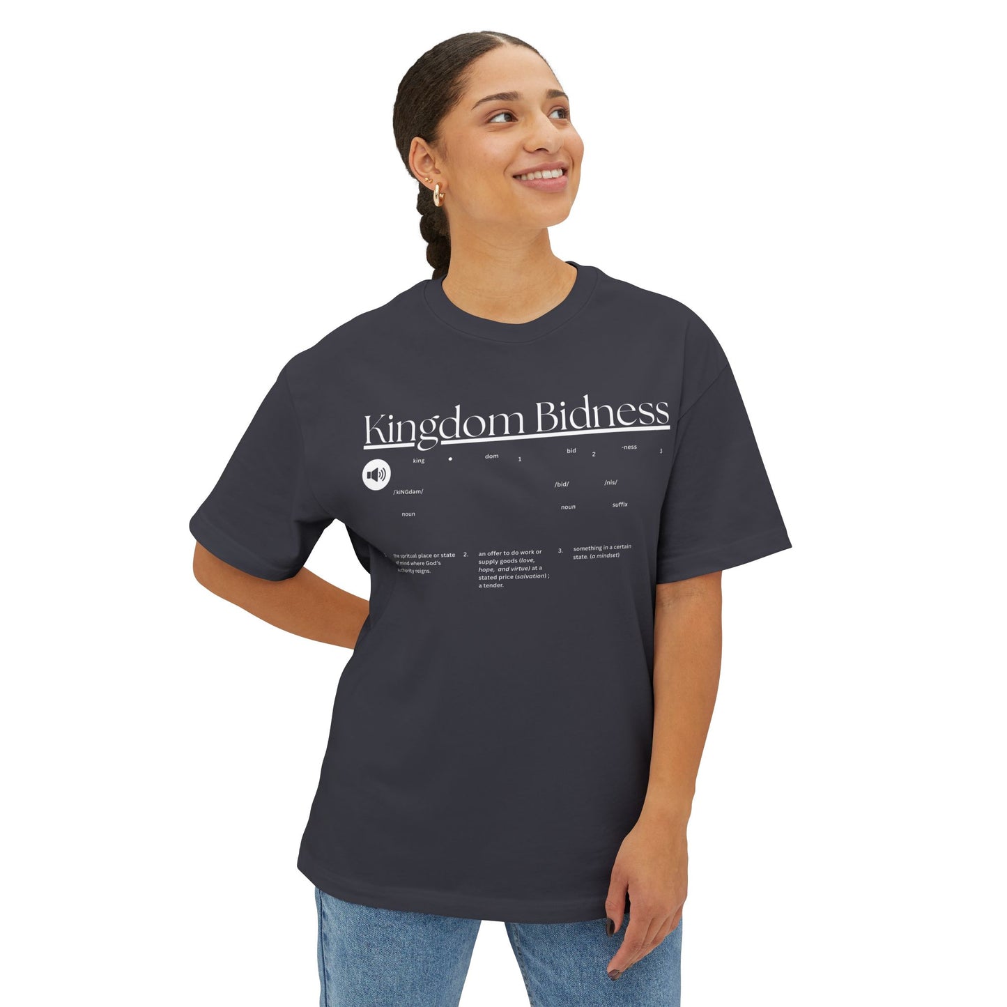 Kingdom Tee – Oversized Box Graphic T-Shirt