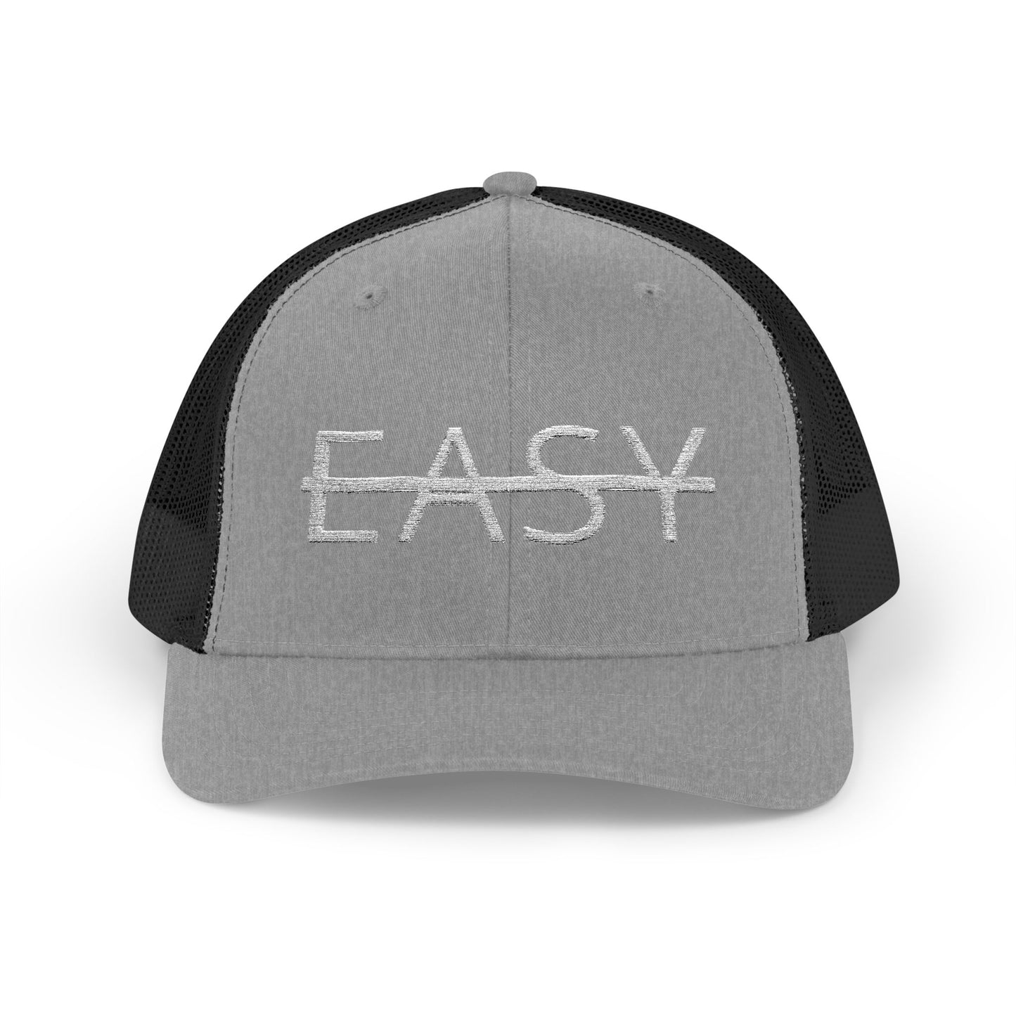 Unisex Not Easy Snapback Trucker Cap - Embroidered