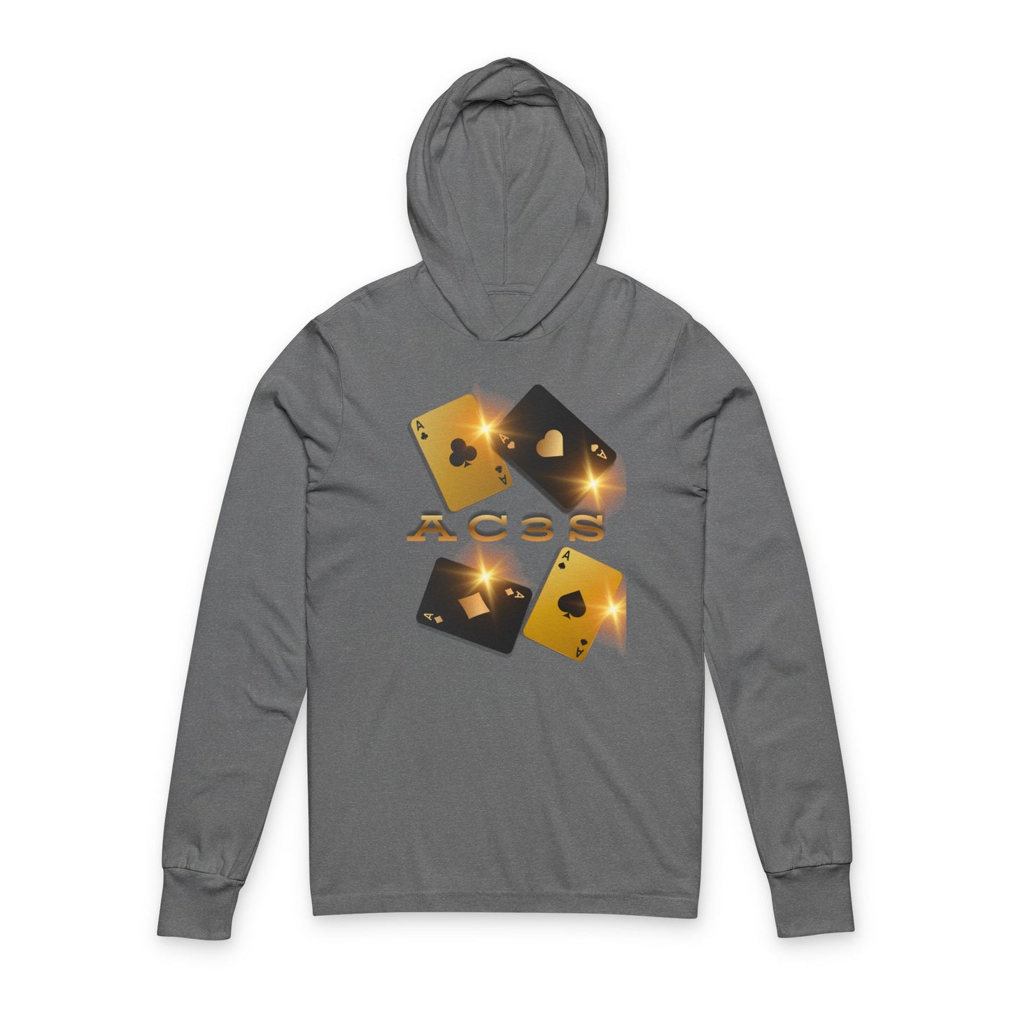 Aces - Hooded Long Sleeve T-Shirt