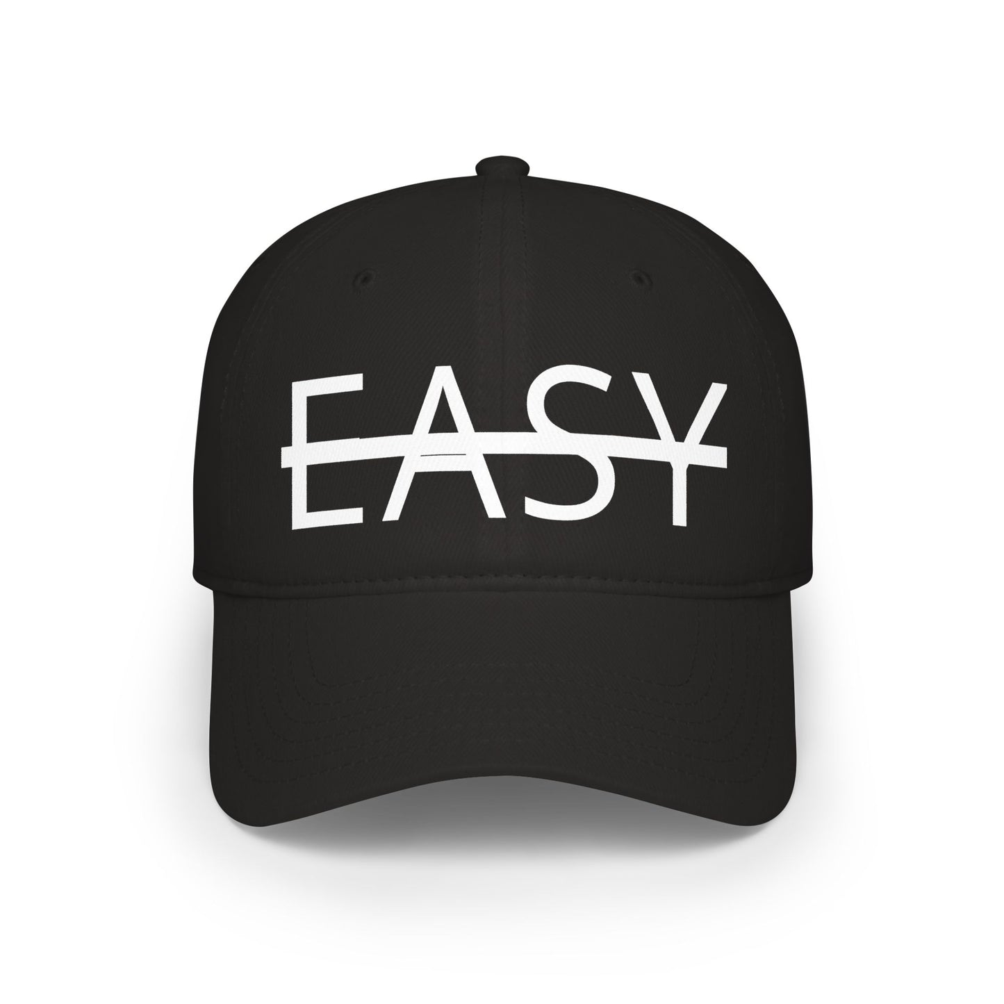 Unisex Not Easy Low-Profile Baseball Cap - Printed