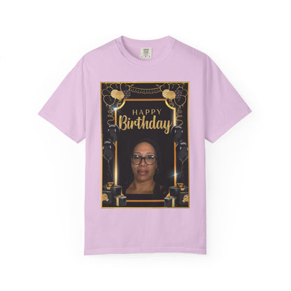 Black & Gold B Day Personalize It! Tee - Unisex T-shirt