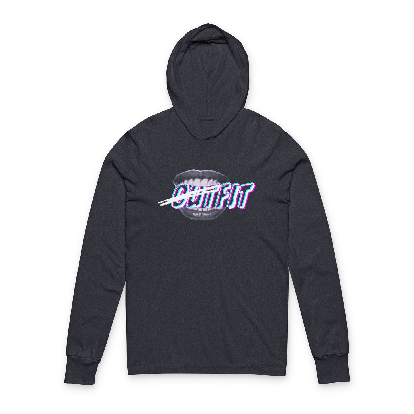Mouth Fit - Hooded Long Sleeve T-Shirt
