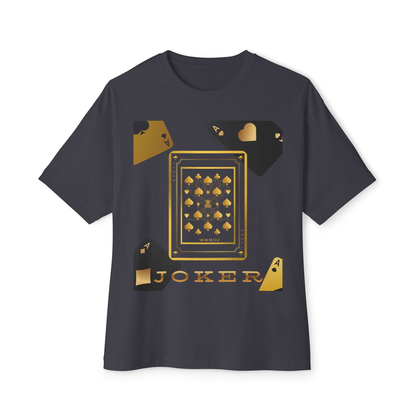Joker and Aces Tee – Oversized Box Graphic T-Shirt